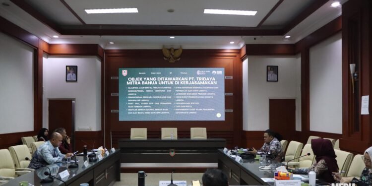 BRIDA Kalsel Bahas Kerja Sama Pengembangan Wisata Kebun Raya Banua dengan PT. Tridaya Mitra Banua