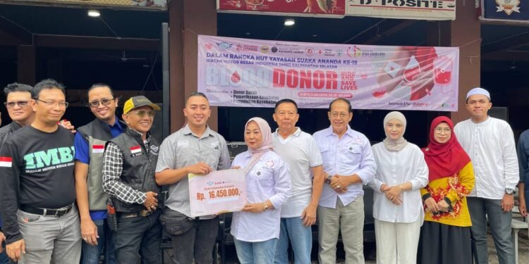 IMBI Kalsel dan Yayasan Suaka Ananda Gelar Aksi Donor Darah dan Edukasi Kesehatan