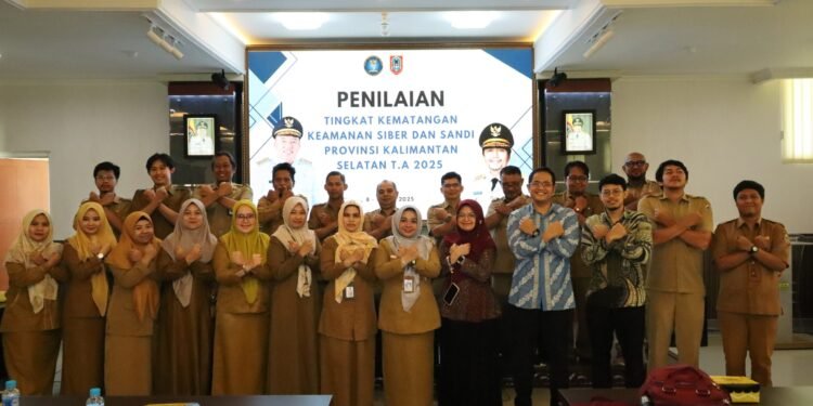 Tim Assesor BSSN RI Kunjungi Diskominfo Kalsel, Nilai Tingkat Keamanan Siber di Kalsel