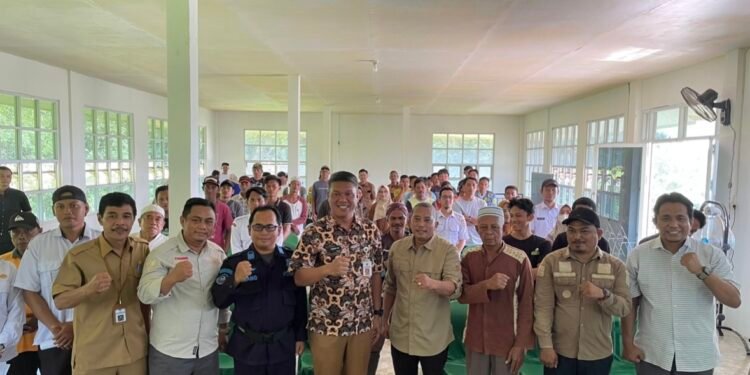 Dislutkan Kalsel Sosialisasikan Pemanfaatan Kawasan Konservasi di Desa Teluk Tamiang