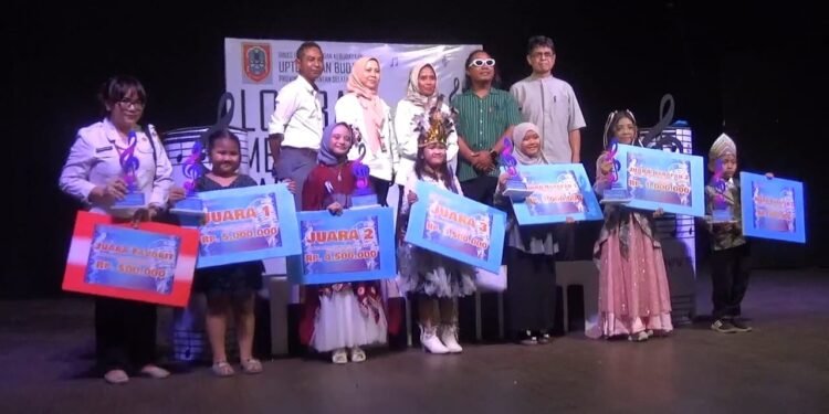 Akan Berikan Ruang, UPTD Taman Budaya Mengapresiasi Pemenang Lomba Menyanyi Lagu Anak Bahasa Banjar