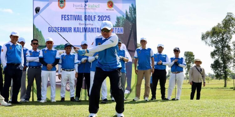 Meriahkan HUT ke-75 Kalsel, Gubernur Kalsel Buka Festival Golf 2025 di Swargaloka