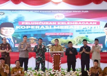 Bupati Andi Rudi Latif Hadiri Peluncuran Kelembagaan 80.000 Koperasi Desa/Kelurahan Merah Putih