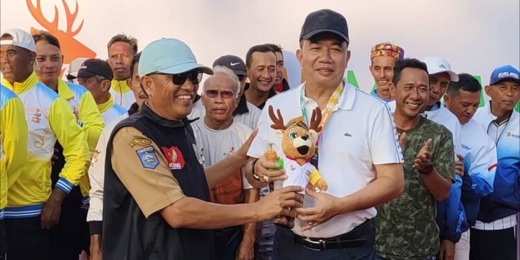 Pegiat Baveti Kalsel Raih Medali Perunggu di FORNAS VIII NTB, Sekda Kalsel Ikut Sumbang Prestasi