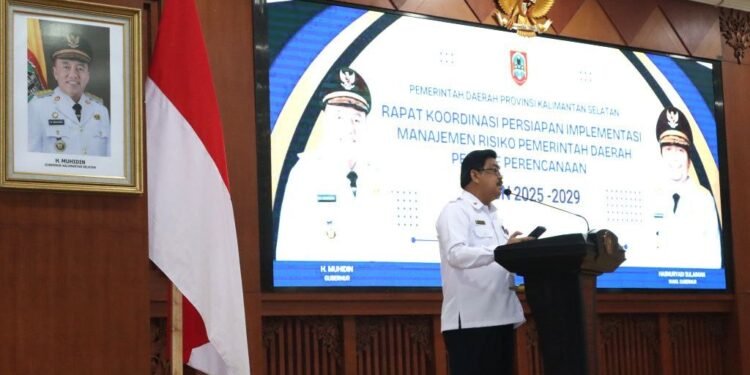 Gubernur Kalsel Dorong Penerapan Manajemen Risiko Terintegrasi dalam Perencanaan Pembangunan Daerah 2025–2029