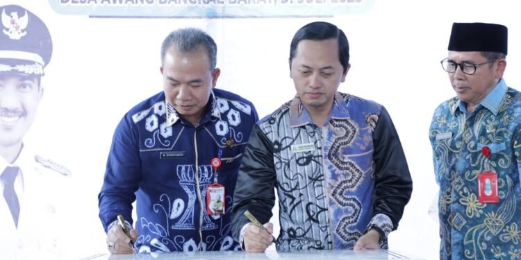 Awang Bangkal Barat Ditetapkan Sebagai Desa Anti Maladministrasi, 20 Desa di Kabupaten Banjar Dicanangkan Serupa
