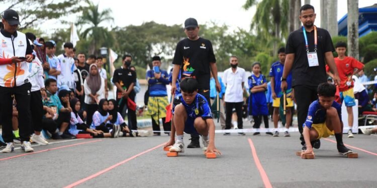Lari Balok Kalsel Raih Emas dan Perak FORNAS VIII