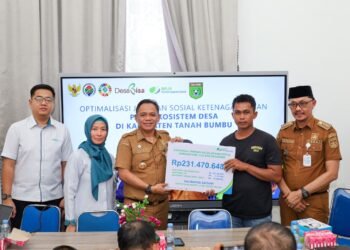 Pemerintah Daerah Tanah Bumbu, Perluas Perlindungan Jaminan Sosial Ketenagakerjaan Ekosistem Desa