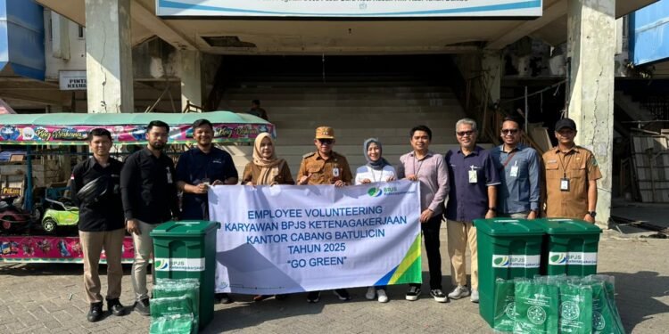 BPJS Ketenagakerjaan Batulicin Gelar Kegiatan Employee Volunteering “Go Green”
