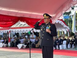 Hari Bhayangkara ke-79, Polres Kotabaru Gelar Peringatan di Lapangan Siring Laut.