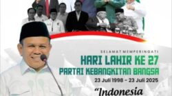 Peringatan Harlah ke-27 Tahun 2025  Ketua DPC PKB H.Hasanuddin Komitmen untuk Mewujudkan Indonesia Yang Produktif.