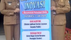 Camat Pulau Laut Utara Launching Inovasi.