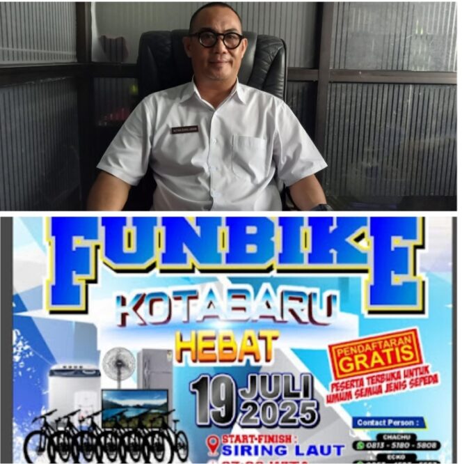 
					Fun Bike Kotabaru Hebat Ke 2 ,Disparpora Kotabaru Bikin Sehat Masyarakat Kotabaru