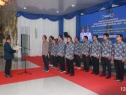 PWI Tanah Bumbu 2025–2028 Dilantik, Bupati Andi Rudi Latif Dukung Profesionalisme Wartawan sebagai Mitra Strategis Daerah.