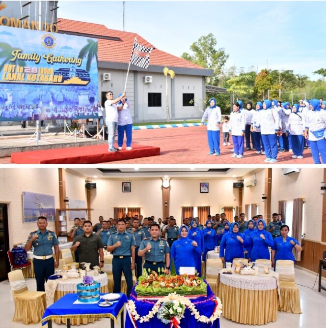 
					Hut Lanal  Kotabaru Ke 28  Diadakan Apel dan Tasyukuran  Secara Sederhana