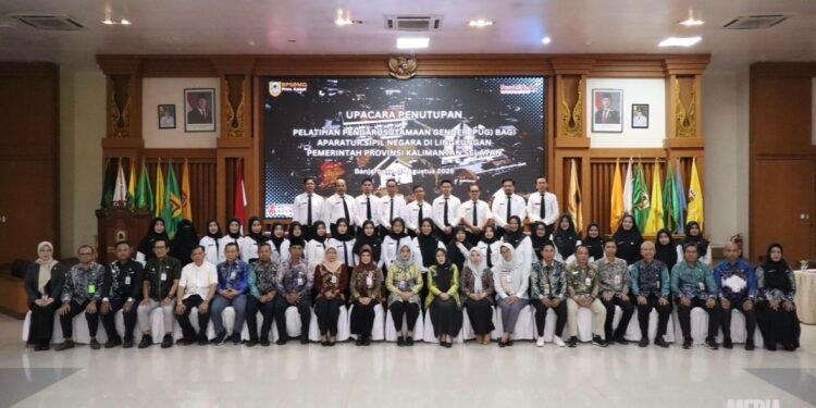 Pelatihan Pengarusutamaan Gender 2025 Resmi Ditutup, ASN Kalsel Didorong Jadi Agen Perubahan