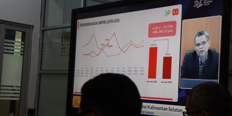 Ekspor Barang Asal Kalsel Capai US$727,76 Juta pada Juni 2025