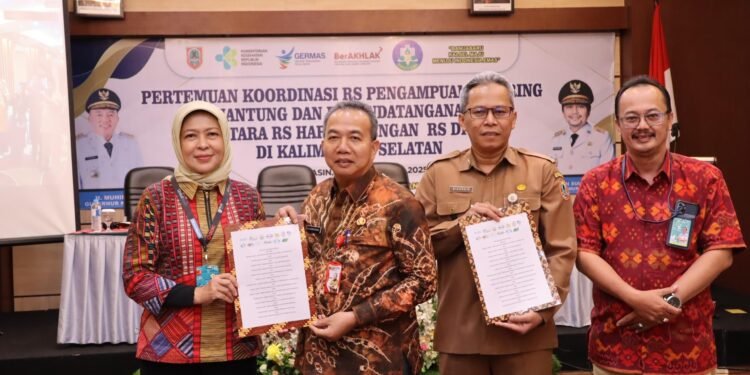 Perkuat Layanan Jejaring Rujukan Kardiovaskular di Kalsel, RSUD Ulin Tandatangani PKS Bersama RS Jantung dan Pembuluh Darah Harapan Kita