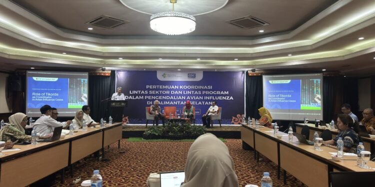 Kemenkes RI Gelar Koordinasi Lintas Sektor dan Lintas Program Pengendalian Avian Influenza di Kalsel