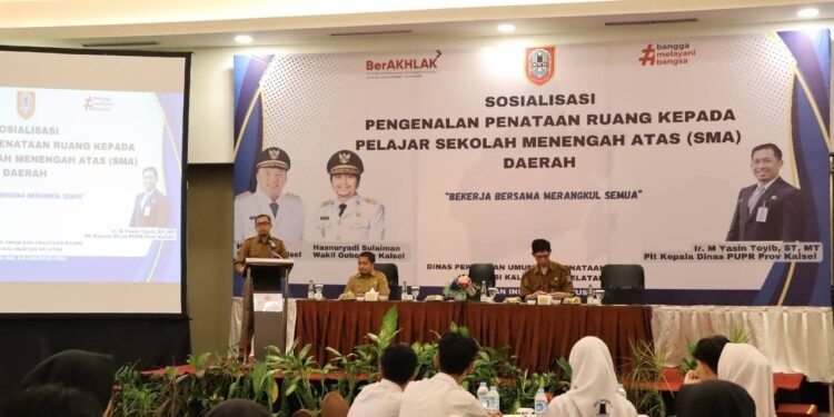 Dinas PUPR Kalsel Dorong Generasi Muda Melek Penataan Ruang Lewat Sosialisasi Kreatif