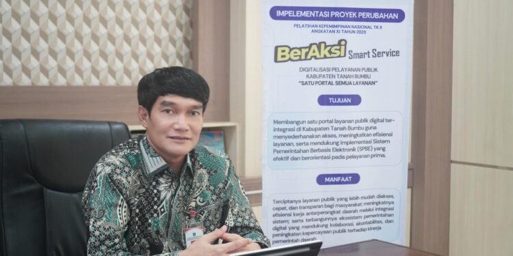 Kadis Kominfosp Tanah Bumbu Gagas Transformasi Digital Pelayanan Publik Lewat “BerAKSI Smart Service, Satu Portal Semua Layanan”