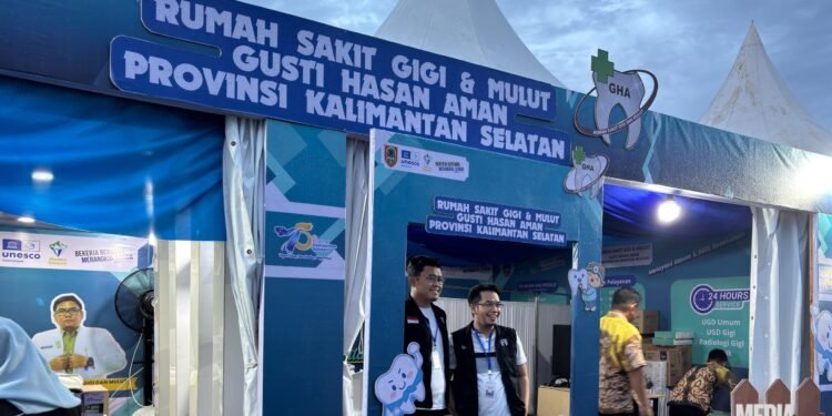RSGM Gusti Hasan Aman Meriahkan Expo Hari Jadi Kalsel ke-75 dengan Pelayanan Kesehatan Gratis