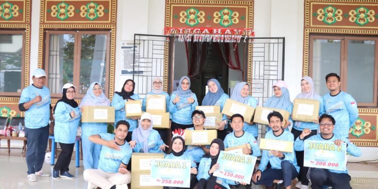 Peringati Harjad dan HUT RI, DPPPAKB Kalsel Gelar Aneka Lomba Antar Karyawan