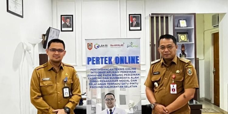 DPMPTSP Kalsel Luncurkan Inovasi Pertek Online untuk Percepat Layanan Perizinan