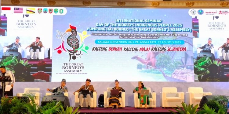 Peringatan Hari Masyarakat Adat Sedunia, Pemprov Kalsel Hadiri Seminar Internasional Pumpung Hai Borneo