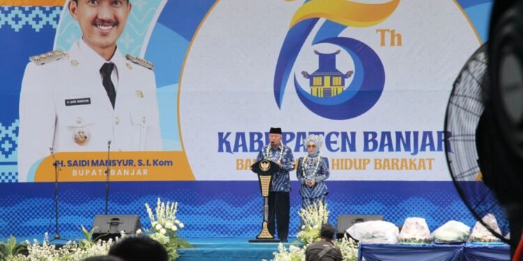 Gubernur Kalsel Dorong Pembangunan Jalan Alternatif dan Program Strategis di Hari Jadi ke-75 Kabupaten Banjar