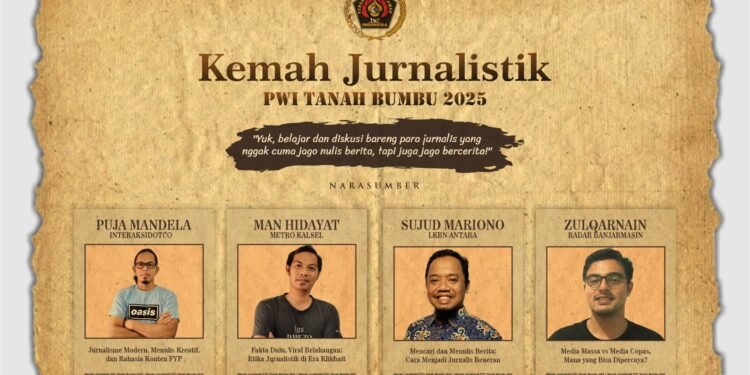 Kemah Jurnalistik PWI Tanah Bumbu Banjir Peminat di Hari Pertama Pendaftaran