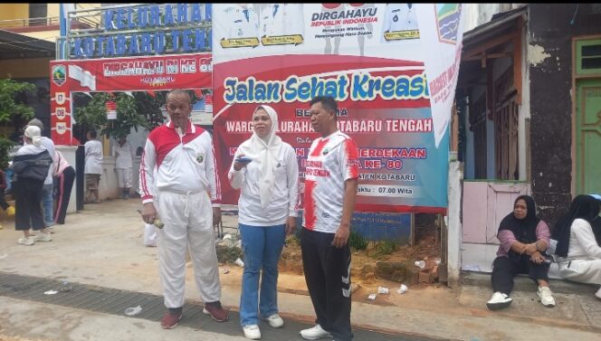 
					Kelurahan Kotabaru  Gelar Jalan Sehat Kreasi.