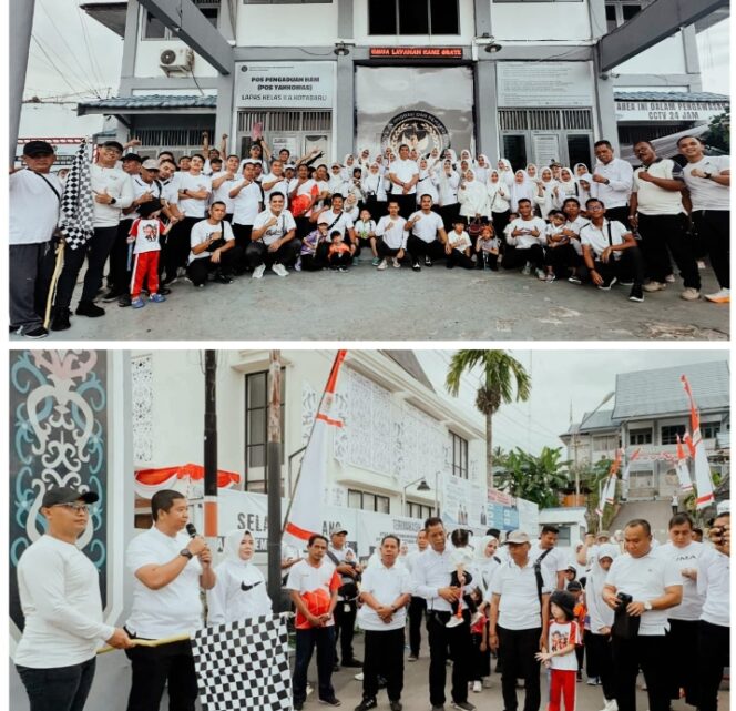 
					Langkah Merdeka, Keluarga Bahagia: Jalan Sehat Lapas Kotabaru Sambut HUT RI ke-80.