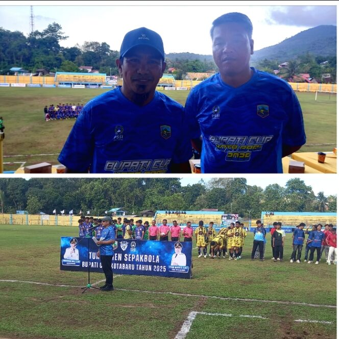 
					Askab Kotabaru Gelar Turnamen Sepak Bola Bupati Cup.