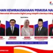 Para narasumber Pelatihan Kewirausahaan Pemuda Nasional 2025 yang digelar Forum Kewirausahaan Pemuda (FKP) bersama Kemenpora RI. Hadir antara lain Deputi Bidang Kewirausahaan Kementerian UMKM RI Siti Azizah, MBA, anggota Komisi X DPR RI H. Ali Zamroni, S.Sos., M.AP, serta pejabat dari Kemenpora RI dan Kemenparekraf.