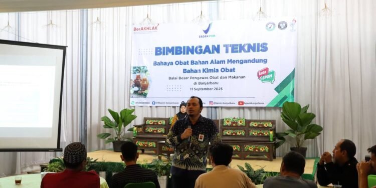 BBPOM di Banjarbaru Perkuat Literasi Pelaku Usaha Jamu, Dorong Peredaran Produk yang Aman dan Legal