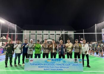 Turnamen Bola Voli Tanete Cup 2025 Resmi Dimulai, Perebutkan Piala Bupati Tanah Bumbu