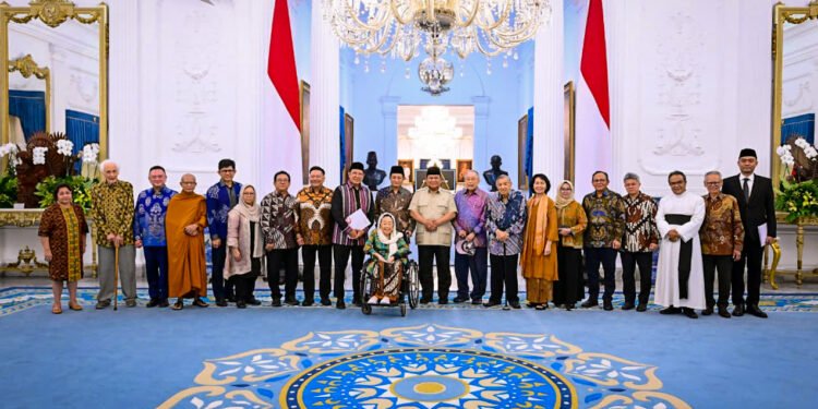 Presiden Prabowo Terima Tokoh Gerakan Nurani Bangsa di Istana Merdeka