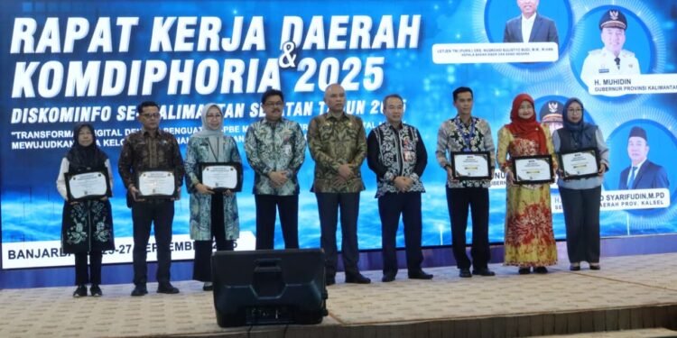 Rakerda dan Komdiphoria Diskominfo Kalsel Dorong Percepatan Transformasi Digital Daerah