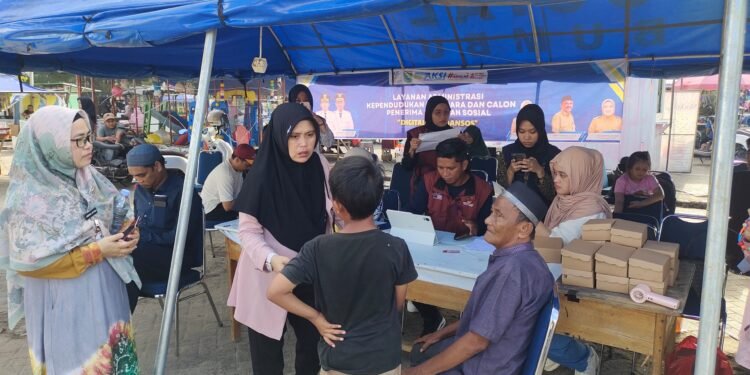 Aksi Sinergitas Merah Putih di Kusan Hilir, Bupati Tanbu Dekatkan Pelayanan Publik ke Masyarakat