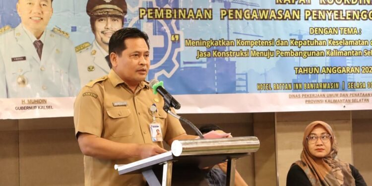 Jaga Mutu dan Keamanan Pembangunan, Pemprov Kalsel Gelar Rakor Pengawasan Jasa Konstruksi