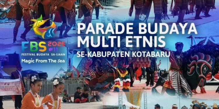 Dear Warga Kotabaru! Saksikan Kemeriahan Parade Budaya Multi Etnis se Kotabaru
