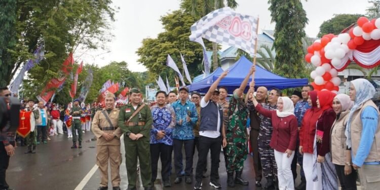 Karnaval HUT RI di Kotabaru Berlangsung Semarak, KONI Terjunkan Para Atlet Andalan