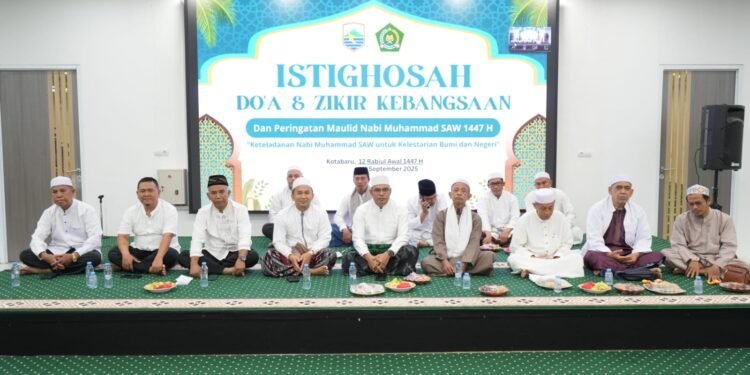 Pemkab Kotabaru dan Kemenag Gelar Istighosah dan Peringatan Maulid Nabi Muhammad SAW 1447 H