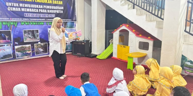 Anak-anak TK Antusias Ikuti Cerita “Senangnya Menolong” Bersama Kak Yanti
