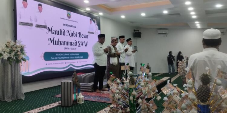 Pemkab Kotabaru Gelar Peringatan Maulid Nabi 1447 H di Masjid Apung