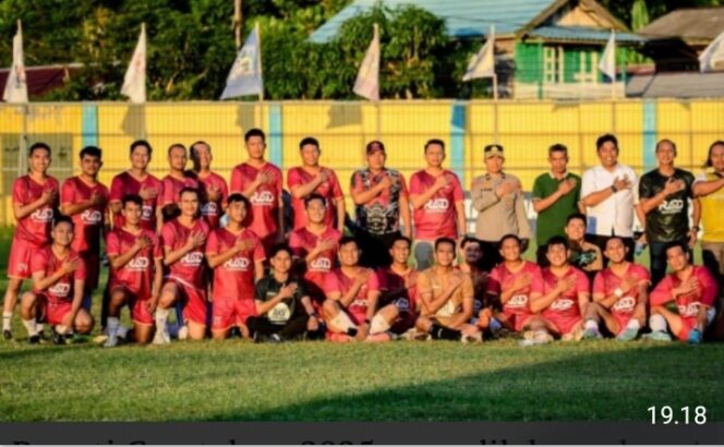 
					Bhayangkara FC Polres Kotabaru Lolos ke Final Bupati Cup 2025.