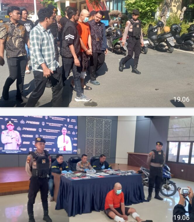 
					Pembunuhan Di depan Toko  Pelaku di Bekuk Polres Kotabaru Dalam Waktu 6 Jam.