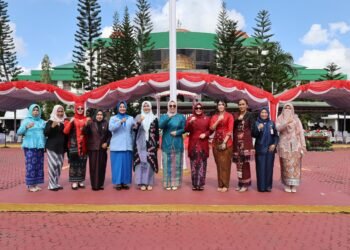Ketua TP PKK Tanah Bumbu Ikuti Upacara Hari Kesaktian Pancasila