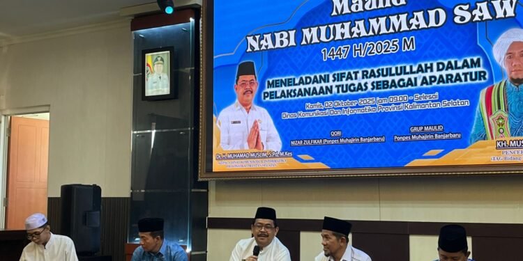 Teladani Sifat Rasulullah SAW, Dinas Kominfo Kalsel Peringati Maulid Nabi Muhammad SAW